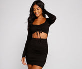 Casual Chic Cut Out Mini Dress - Lady Occasions