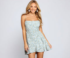 All My Love Ditsy Floral Mini Dress - Lady Occasions