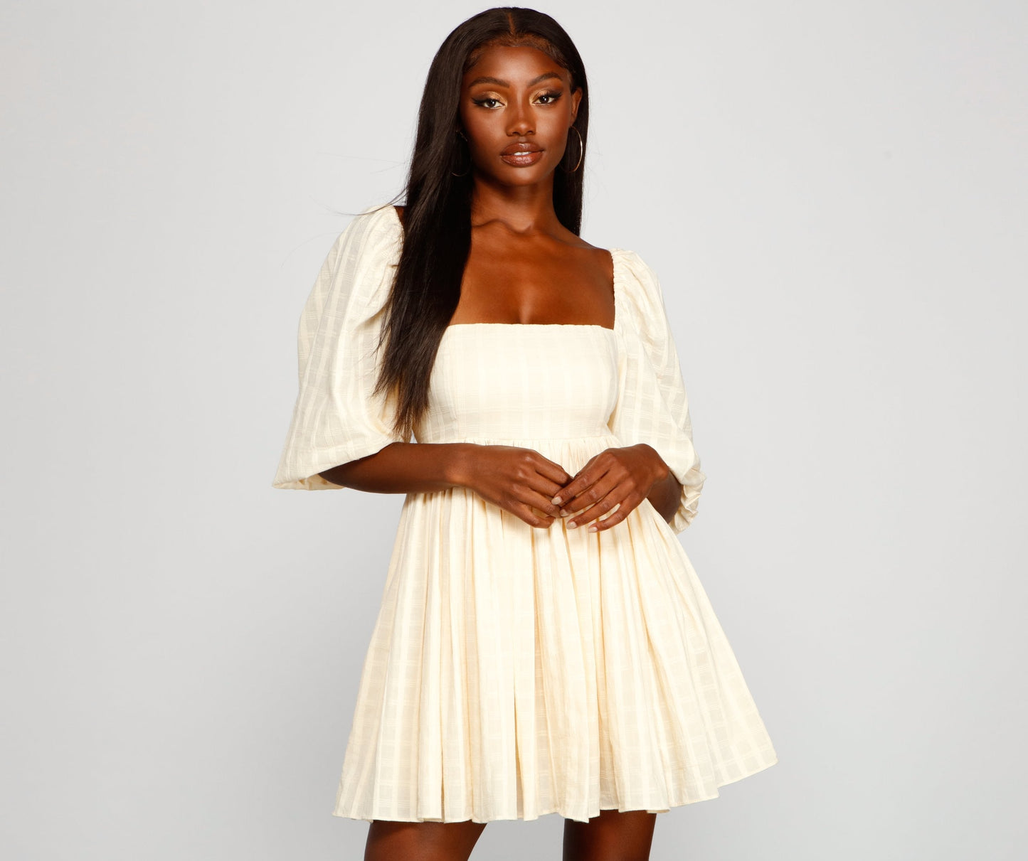 Sweet Style Babydoll Dress - Lady Occasions