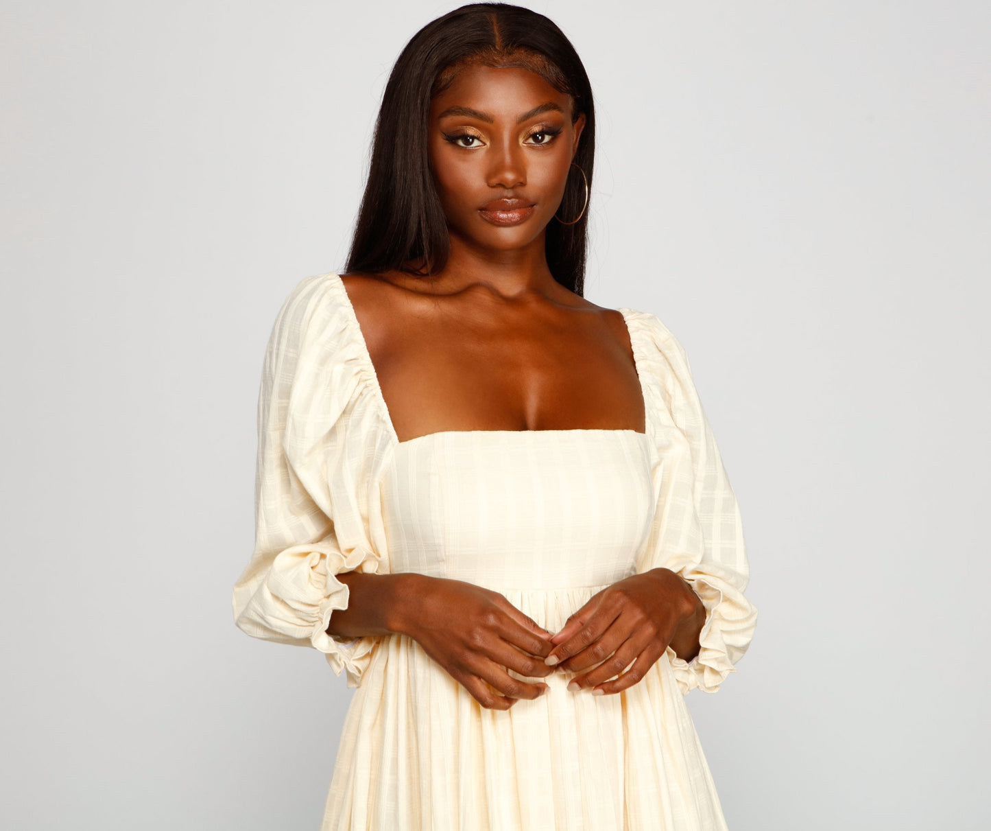 Sweet Style Stylish Babydoll Dress