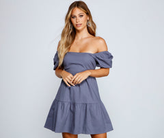 Effortless And Pretty Charming A-Line Mini Dress
