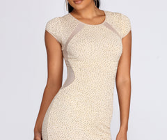 Glitter Mama Stylish Mini Dress