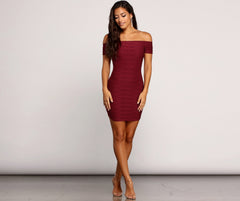 Off The Stylish Charts Mini Dress