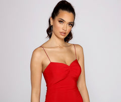 Major Sweetheart Stylish Ruched Mini Dress