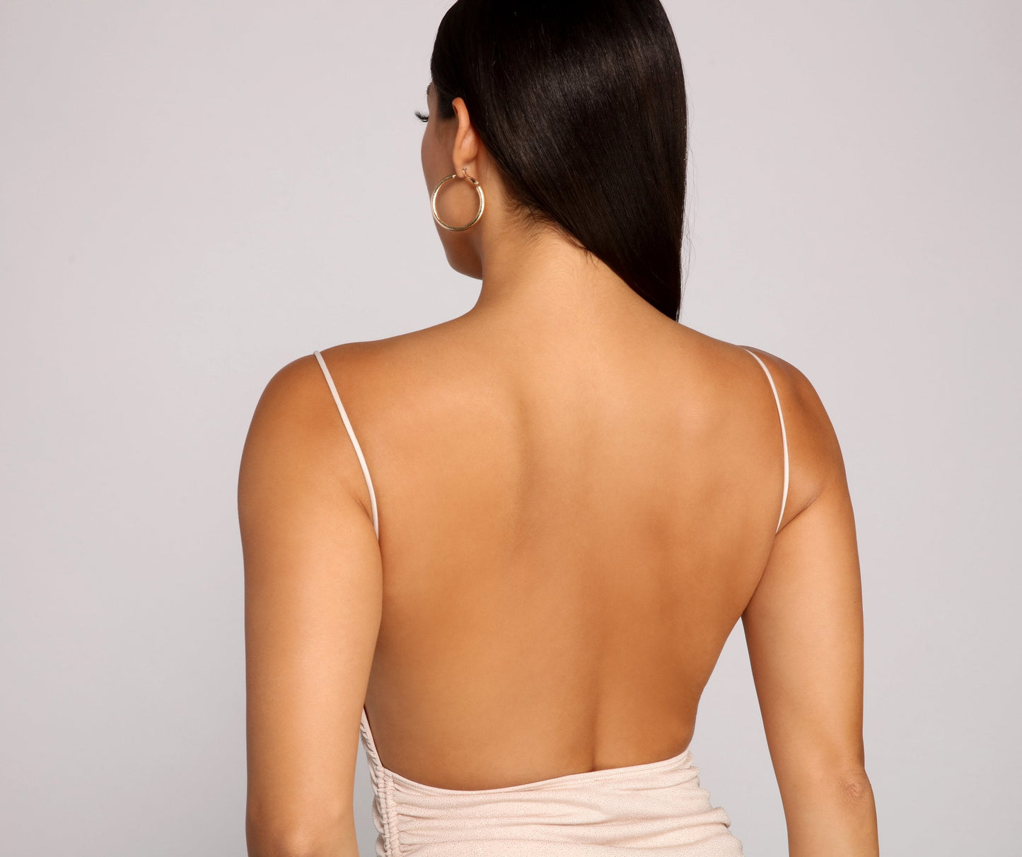 Ready To Glow Charming Ruched Mini Dress