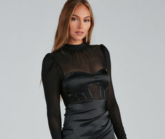 Major Headturner Stylish Corset Mini Dress