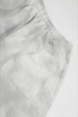 Rhinestone Curved Wide Leg Sweatpants