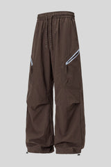 Zip Pocket Technical Wide Leg Pants