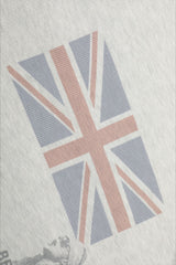 Faded Flag Number Graphic Long Sleeve T-Shirt