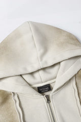 Fleece Lined Deconstructed Washed Coat