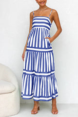 Color Block Maxi Dress