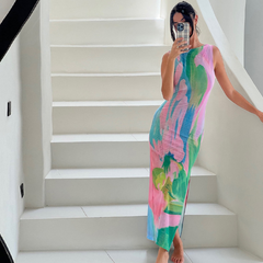 Pastel Maxi Dress