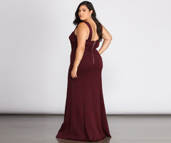 Plus Kyla Stylish Formal Bandage Dress