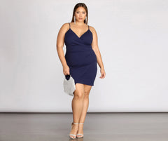 Plus Strappy & Charming Stunning Mini Dress