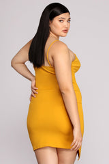 Plus Strappy & Charming Stunning Mini Dress