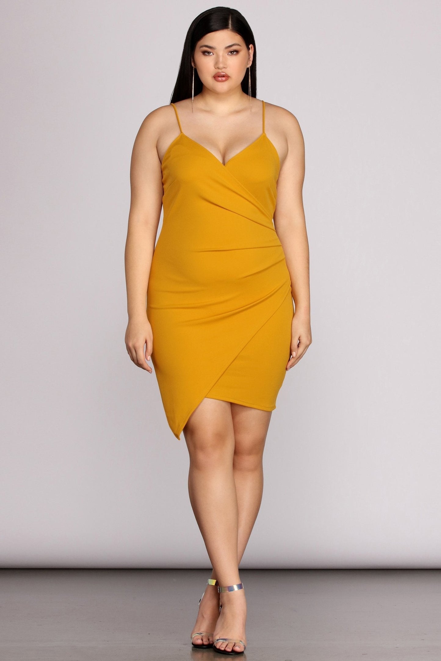 Plus Strappy & Charming Stunning Mini Dress