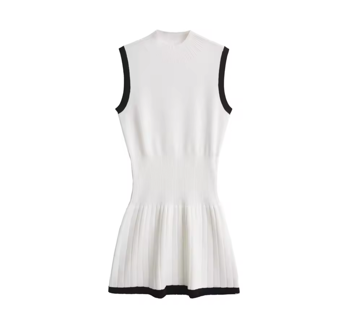 Ribbed Short Dress