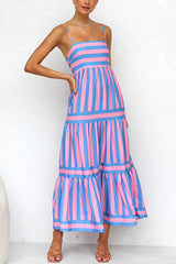 Color Block Maxi Dress