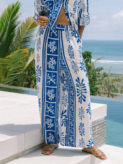 Unique Ethnic Abstract Print Set