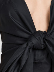 Unique Strappy Deep Charming V-Neck Midi Dress