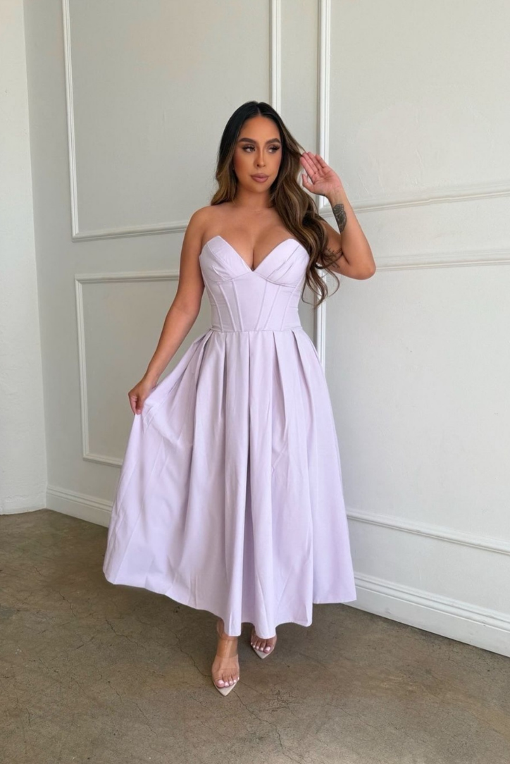 Corset Midi Dress