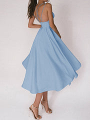 CAMRYN - CHARMY V-NECK STRAPPY DRESS