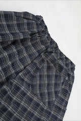Plaid Baggy Barrel Leg Streetwear Pants