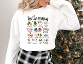 Fashion Girl Tis The Season Retro Cute Element Christmas Hoodie White / S Hoodies-L