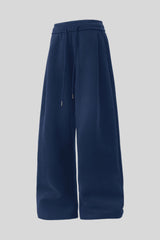 Heavyweight Pleated Baggy Straight Leg Sweatpants