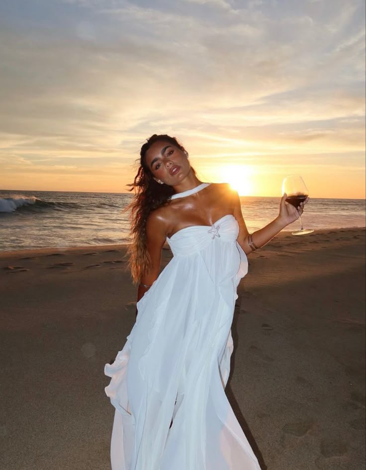 Ruffle Strapless Maxi Dress