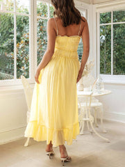 Elegant Off-Shoulder Stylish Strap Patchwork Dress