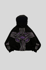 Eye Patch Graphic Pullover Hoodie