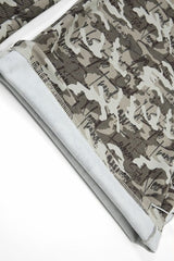 Camo Typography Wide Leg Sweatpants