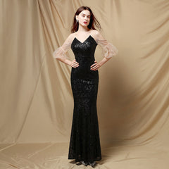 Quinn Sequin Scroll Charming Puff Sleeve Dress