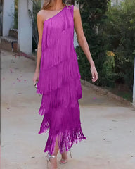 AVIV - HALF SHOULDER DRESS