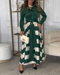 Sophie’s Striped Elegance Dress