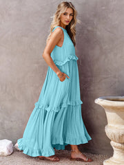 Seravelle CascadeBloom Maxi Dress