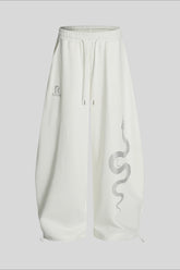 Two Tone Straight Leg Sweatpants