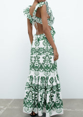 Ruffled Maxi Dress