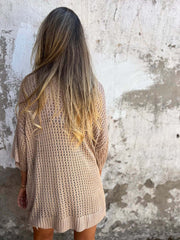 MARIGOLD - V-NECK CROCHET SWEATER