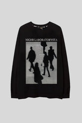 Shadow Figure Star Graphic Oversized Sweatshirt