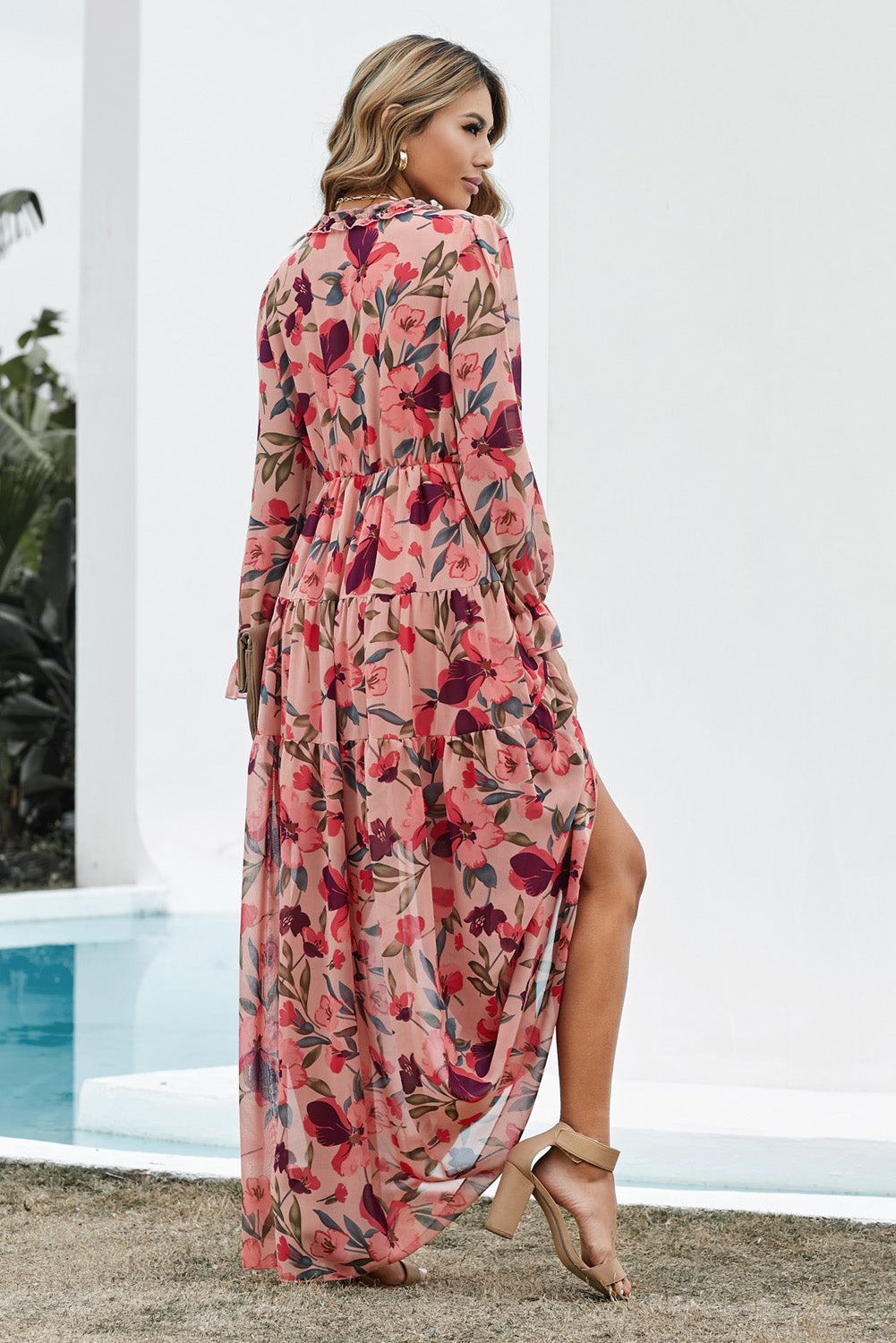 Elarose BloomWhirl Maxi Dress