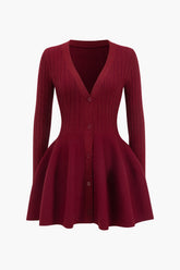 JANICE - KNIT PUFF HEM SWEATER