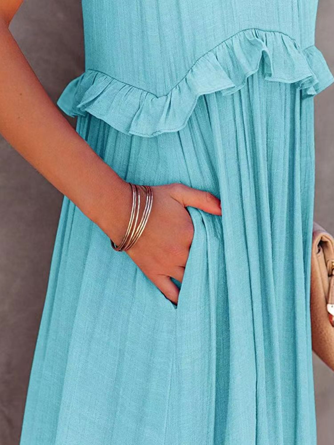 Seravelle CascadeBloom Maxi Dress