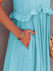 Seravelle CascadeBloom Maxi Dress