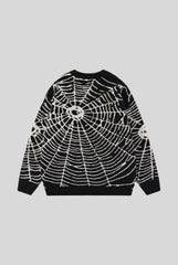 Spiderweb Jacquard All Over Sweater