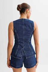 ASTER - MODERN DENIM TWO-PIECE SET