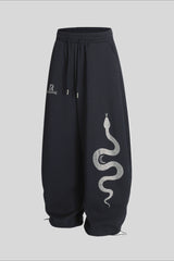 Two Tone Straight Leg Sweatpants