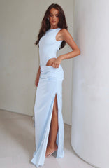 Moonlight Muse Maxi Dress Baby Blue
