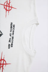Gothic Cross Graphic Long Sleeve T-Shirt